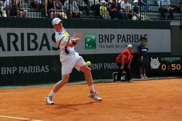 08.06.2013 Paris, France. Kyle Edmund of Great Britain in action in the Final of the Boys Doubles at the French Open from Roland Garros. xDavidxEmmx  ActionPlus21645
