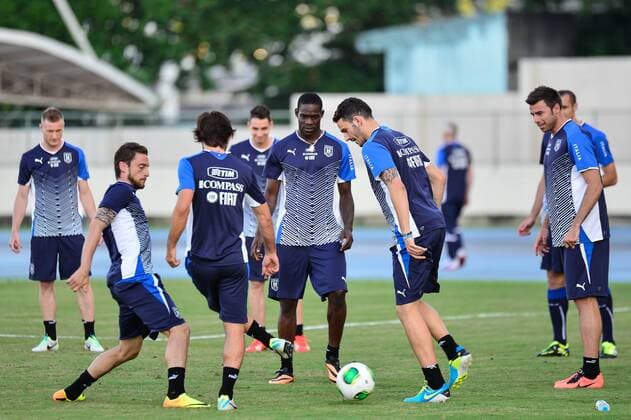 Mario BALOTELLI - Training Italien. RIO DE JANEIRO RJ, Brasil 10 06 2013. ( x(11)xCelsoxPupox xFotoarenax  (17034)