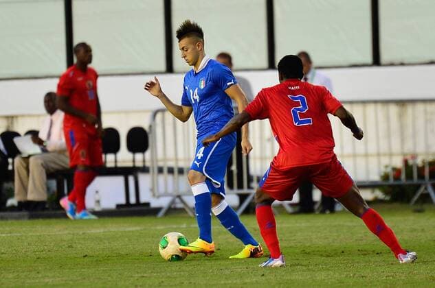 Stephan EL SHAARAWY e Alcenat Haiti X Italia Haiti, em Sao Januario. RIO DE JANEIRO RJ, Brasil 11 06 2013. ( x(11)xCelsoxPupox xFotoarenax  (17053)