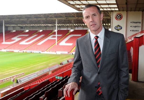 Fußball, Trainerhistorie Sheffield United von 1889 bis heute David Weir press conference 11.6.13 Pic : Martyn Harrison David Wier - Sheffield United manager Â 