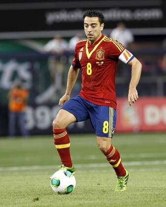 Friendly match between Spain and Ireland. In the picture, Xavi Hernandez. xPABLOGARCIAx 