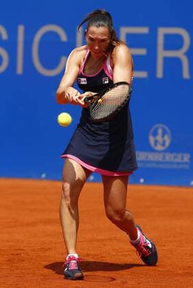 Nürnberger Versicherungscup 2013,WTA Tennis Tournament, Jelena Jankovic (SRB),Aktion, Einzelbild,Ganzkoerper,Hochformat,
