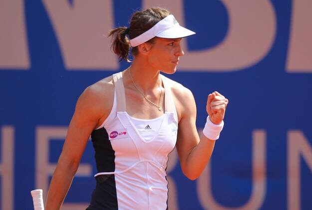 12.06.2013 - Tennis - Nürnberger Versicherungs Cup 2013 - WTA Tennis Damen - JueRa - Andrea Petkovic (GER) ballt Faust
