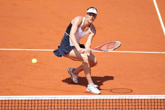 Andrea Petkovic, GER, playing semi-final during Nürnberger Versicherungscup 2013 in Nürnberg; 14 06 2013 -