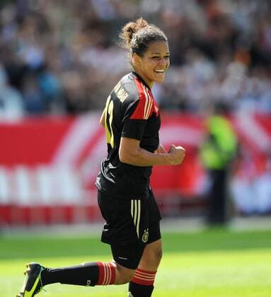 15-06-2013, Fussball, Frauen Nationalmannschaft, Freundschaftsspiel, Deutschland - Schottland Jubel Celia Okoyino da Mbabi (Deutschland)