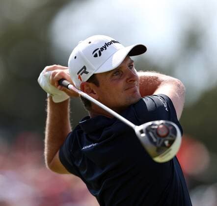 June 15, 2013 - Ardmore, PA, USA - Justin Rose tees off at the 4th hole during the third round of the 2013 U.S. Open at the Merion Golf Club East Course in Ardmore, Pennsylvania, on Saturday, June 15, 2013. U.S. Open, third round - ZUMAm67