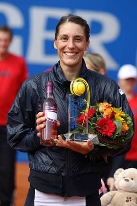 Andrea Petkovic, GER, after final at Nürnberger Versicherungscup 2013 in Nürnberg; 15 06 2013 -