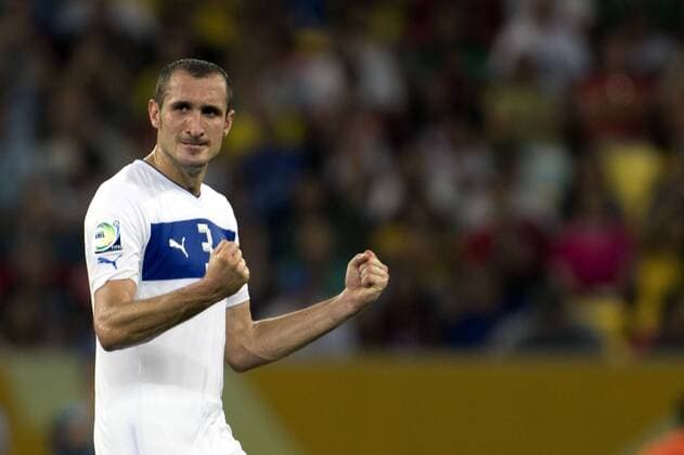 Giorgio Chiellini (ITA), JUNE 16, 2013 - Football Soccer : Giorgio Chiellini of Italy celebrates after winning the FIFA Confederations Cup Brazil 2013 Group A match between Mexico 1-2 Italy at Estadio do Maracana in Rio de Janeiro, Brazil. NoxThirdxPartyxSales  ( 24777)