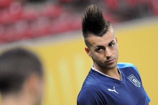 RECIFE, June 18, 2013 - Italy s Stephan El Shaarawy attends a training session at the Arena Pernambuco Stadium, in Recife, Brazil, on June 18, 2013. Italy will face Japan on Wednesday in its second match during the the FIFA Confederations Cup Brazil 2013. (Xinhua Nicolas Celaya) (fnc) (sp) (SP)BRAZIL-RECIFE-CONFEDERATIONS-ITALY 