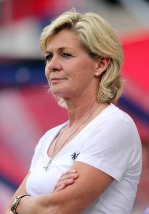 Paderborn Fußball Frauen Länderspiel Deutschland - Kanada, Trainerin Silvia Neid (GER)