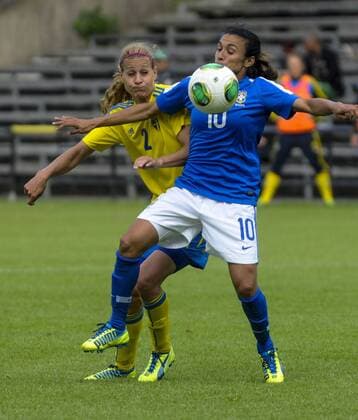 Stockholm, SWE - BRA - Charlotte Rohlin SWE 2 - Marta BRA 10 - KPkod 08002 