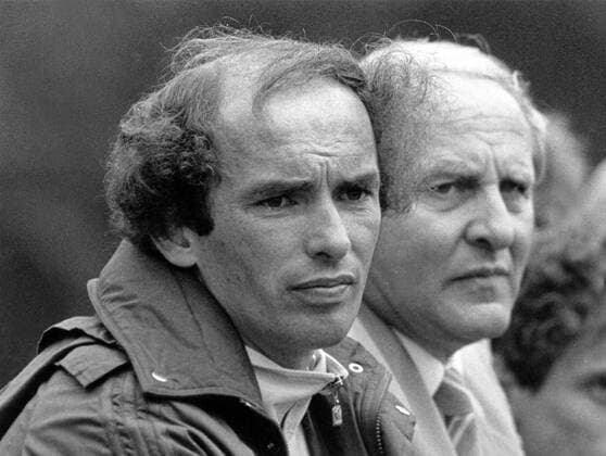 Trainer Hannes Linßen (li.) und Präsident Jean Löring (beide Fortuna Köln)
