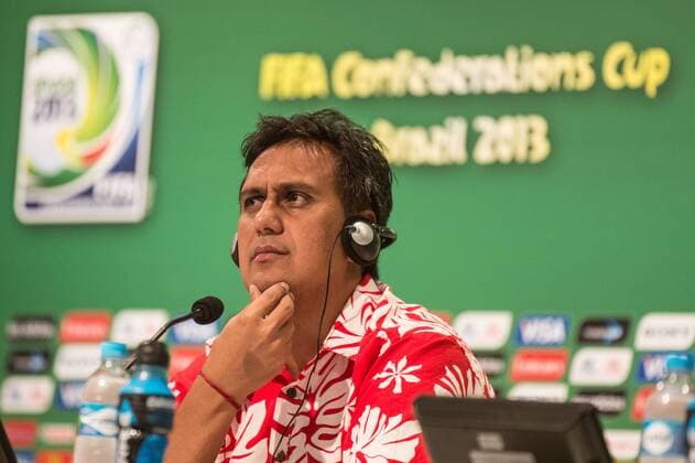 Nationaltrainer Eddy ETAETA (Tahiti) PK. RIO DE JANEIRO RJ, Brasil 19 06 2013. ( x(11)xCelsoxPupox xFotoarenax  (17233)