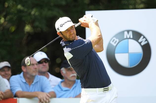 Dustin JOHNSON (USA) am Abschlag, Tee EP_ckt