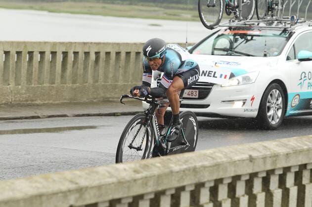 Sylvain Chavanel RADSPORT, Französische Straßen-Radmeisterschaften in Lannilis - 20 06 2013 PatrickPichon Panoramic 