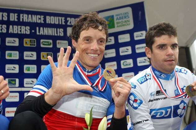 Sylvain Chavanel - Jeremy Roy RADSPORT, Französische Straßen-Radmeisterschaften in Lannilis - 20 06 2013 PatrickPichon Panoramic 