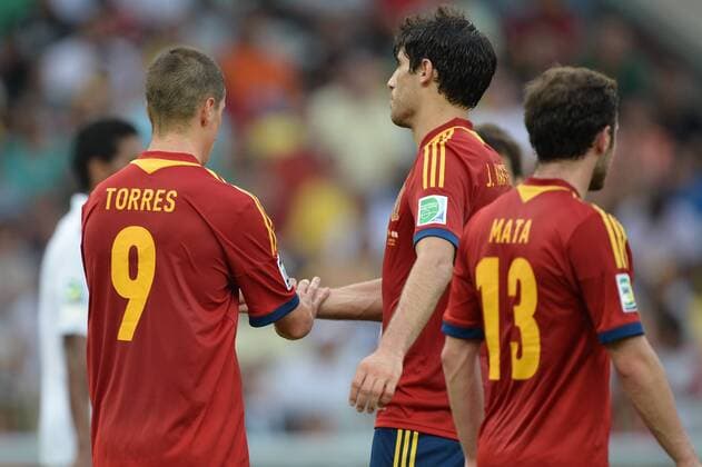Ferrnando Torres, Javi Martinez, Juan Mata - Confederations Cup 2013, Spanien vs. Tahiti in Rio de Janeiro BRasilien ( x(11)xCelsoxPupox xFotoarenax  (17131)