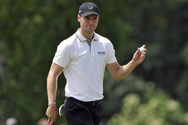 Martin KAYMER (GER),Aktion,Einzelbild,angeschnittenes Einzelmotiv,Halbfigur,halbe Figur,Gestik,nach Ende der 2.Runde. GOLF,BMW International Open 2013 am 21.06.2013 in München Eichenried.