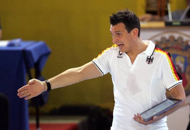 21.06.2013 Subotica - Israel-Germany CEV European League Women volleyball Giovanni Guidetti Germany head coach : 