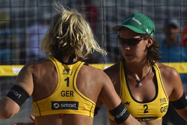 Laura Ludwig Kira Walkenhorst Germany - Rome, 21 6 2013 - FIVB Beach Volleyball World Tour Men s smart Grand Slam Rome 2013 - andreaxstaccioli