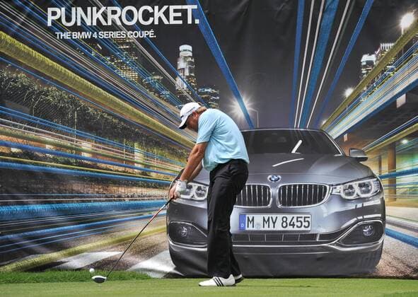 Dawie VAN DER WALT (RSA) beim Abschlag am 18. Loch. Deutschland, Eichenried: Golf, European Tour: 25. BMW International Open 3. Tag am 22.06.2013, Golfclub Muenchen Eichenried.