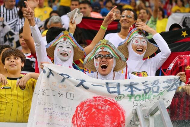 Japan Fans (JPN), June 19, 2013 - Football Soccer : FIFA Confederations Cup 2013, Group A match Japan at Arena Pernambuco, Recife. NoxThirdxPartyxSales  (jyfa084049)
