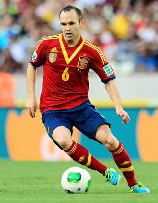 Jun 23, 2013 - Fortaleza, Ceara, Brazil - Spain s ANDRES INIESTA during the match Between Spain vs Nigeria at Castelao Stadium. Soccer 2013 - Spain vs Nigeria - Confederations Cup Brazil  - ZUMAm11