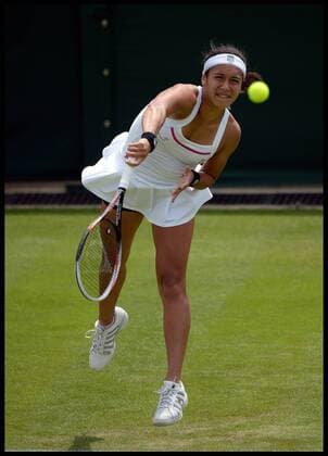 British Player Heather Watson during the Wimbledon Tennis Championships Tuesday, 25th June 2013  IIM-0142-0004