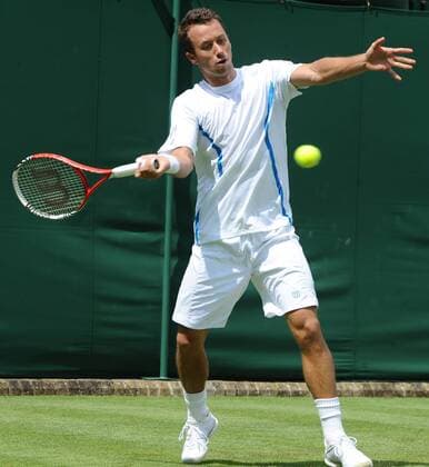 Tennis - 2013 Wimbledon Championships - Mens Singles First Round - Philipp Kohlschreiber on Court 18. 
