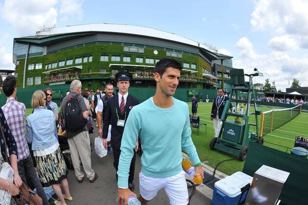 Novak Djokovic (Ser) TENNIS : Wimbledon 2013 - 25 06 2013 TennisMagazine Panoramic 