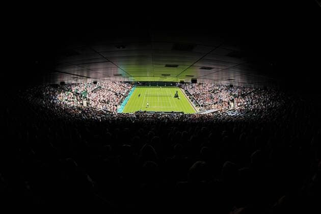 Centre court general view TENNIS : Wimbledon 2013 - 25 06 2013 TennisMagazine Panoramic 