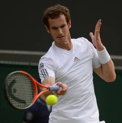 Wimbledon Tennis Championships. Andrew - Andy - Murray of Great Britain during his Gentlemen s Singles in Court One on his second round match on day three of the Wimbledon Lawn Tennis Championships Wimbledon, London, United Kingdom Wednesday, 26th June 2013 AndrewxParsonsx xi-Images  IIM-0146-0053