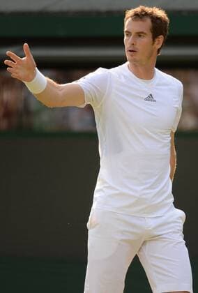Wimbledon Tennis Championships. Andrew - Andy - Murray of Great Britain during his Gentlemen s Singles in Court One on his second round match on day three of the Wimbledon Lawn Tennis Championships Wimbledon, London, United Kingdom Wednesday, 26th June 2013 AndrewxParsonsx xi-Images  IIM-0146-0066