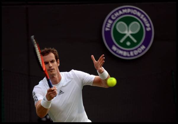 Andrew - Andy - Murray of Great Britain during his Gentlemen s Singles in Court One on his second round match on day three of the Wimbledon Lawn Tennis Championships Wimbledon, London, United Kingdom Wednesday, 26th June 2013 AndrewxParsonsx xi-Images  IIM-0146-0081