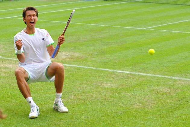 Roger Federer (Sui) vs Sergiy Stakhovsky (Ukr) TENNIS : Wimbledon 2013 - 26 06 2013 TennisMagazine Panoramic 