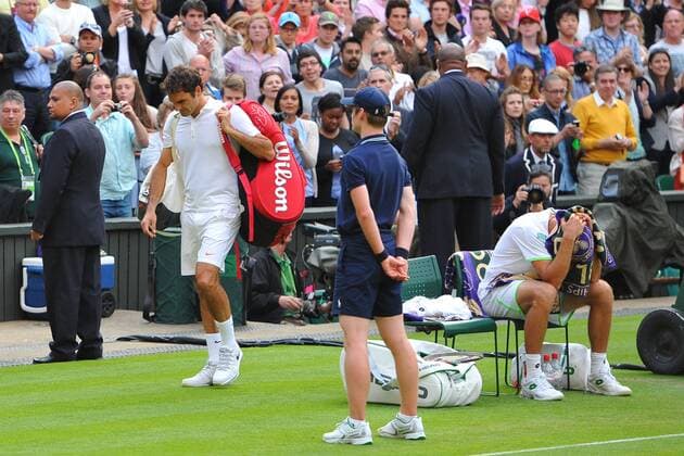 Roger Federer (Sui) vs Sergiy Stakhovsky (Ukr) TENNIS : Wimbledon 2013 - 26 06 2013 TennisMagazine Panoramic 