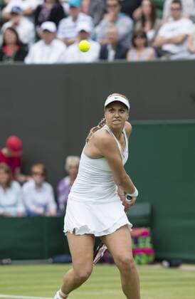 Tennis: Wimbledon Championship 2013, Germany s Sabine Lisicki returns during their second round women s singles match on day four of the 2013 Wimbledon Championships tennis tournament at the All England Club in Wimbledon, southwest London, on June 27, 2013. xKirstenxHolstx xHOCHxZWEIx