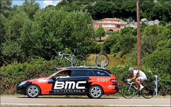 Philippe Gilbert of BMC Racing Team CYCLISME : Equipe BMC - Tour De France - 27 06 2013 Photonews Panoramic 