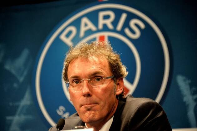 Laurent Blanc - Nasser El Khelaifi FOOTBALL : Presentation of Laurent Blanc, new coach of Paris Saint Germain - 27 06 2013 AnthonyBIBARD FEP Panoramic 