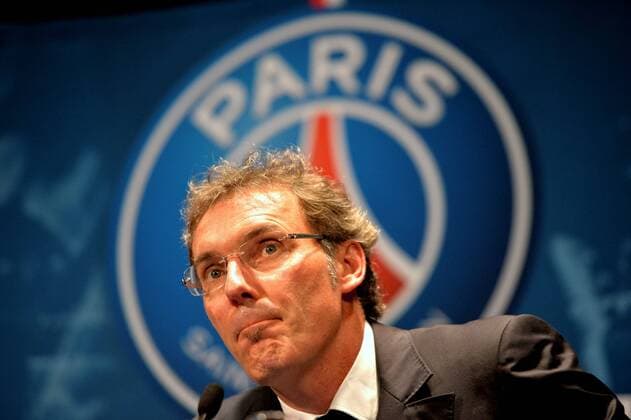 Laurent Blanc - Nasser El Khelaifi FOOTBALL : Presentation of Laurent Blanc, new coach of Paris Saint Germain - 27 06 2013 AnthonyBIBARD FEP Panoramic 