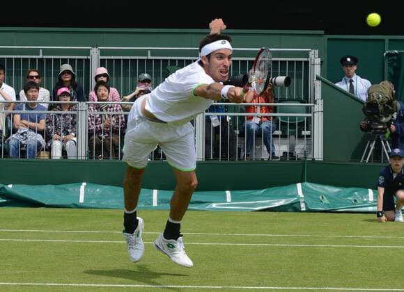 Tennis - 2013 Wimbledon Championships - Mens Singles second Round Leonardo Mayer - Argentina 