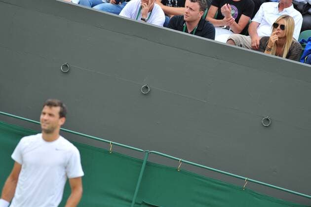 Maria Sharapova (Rus and Grigor DImitrov (Bul) TENNIS : Wimbledon 2013 - 27 06 2013 TennisMagazine Panoramic 