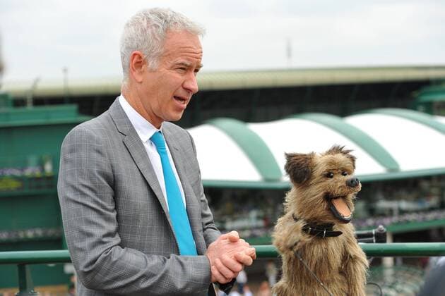 John McEnroe (USA) TENNIS : Wimbledon 2013 - 27 06 2013 TennisMagazine Panoramic 