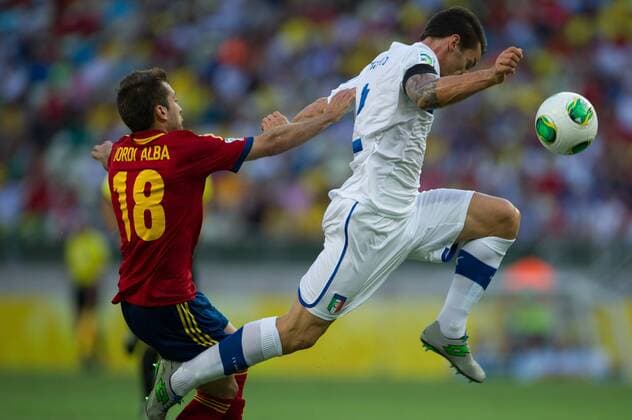 FORTALEZA, CE - 27 06 2013: - Jordi Alba , Cristian Maggio - ESP vs. ITA (x(725)xMarceloxMachadoxdexMelox x  (17359)
