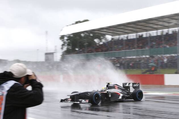 Motorsports: FIA Formula One World Championship 2013, Grand Prix of Great Britain, 12 Esteban Gutierrez (MEX, Sauber F1 Team), xHOCHxZWEIx