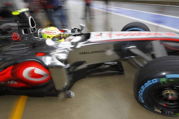 Motorsports: FIA Formula One World Championship 2013, Grand Prix of Great Britain, 6 Sergio Perez (MEX, Vodafone McLaren Mercedes), xHOCHxZWEIx