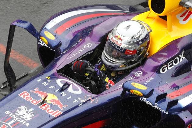 Motorsports: FIA Formula One World Championship 2013, Grand Prix of Great Britain, 1 Sebastian Vettel (GER, Infiniti Red Bull Racing), xHOCHxZWEIx