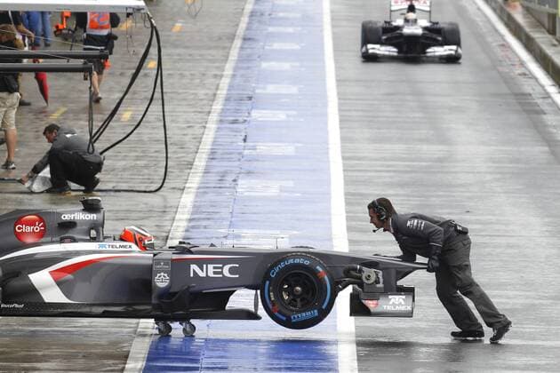 Motorsports: FIA Formula One World Championship 2013, Grand Prix of Great Britain, 11 Nico Hulkenberg (GER, Sauber F1 Team), xHOCHxZWEIx