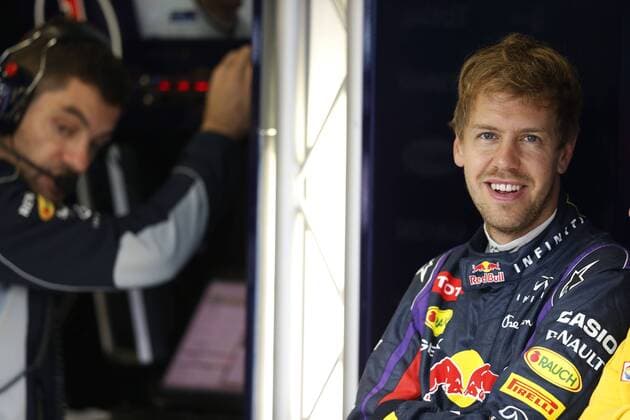 Motorsports: FIA Formula One World Championship 2013, Grand Prix of Great Britain, 1 Sebastian Vettel (GER, Infiniti Red Bull Racing), xHOCHxZWEIx