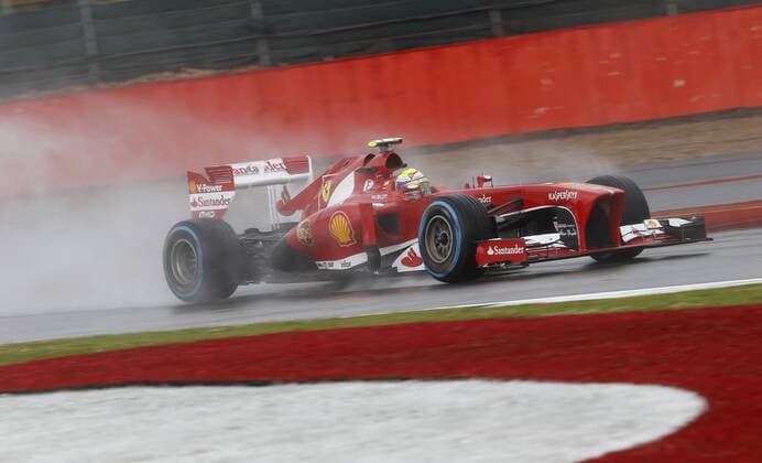 Motorsports: FIA Formula One World Championship 2013, Grand Prix of Great Britain, 4 Felipe Massa (BRA, Scuderia Ferrari), xHOCHxZWEIx
